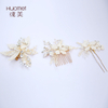 Luxury Wedding Pearl Headband Bridal Crystal Rhinestone Hair Accessories Jewelry Hair Combs For Women 