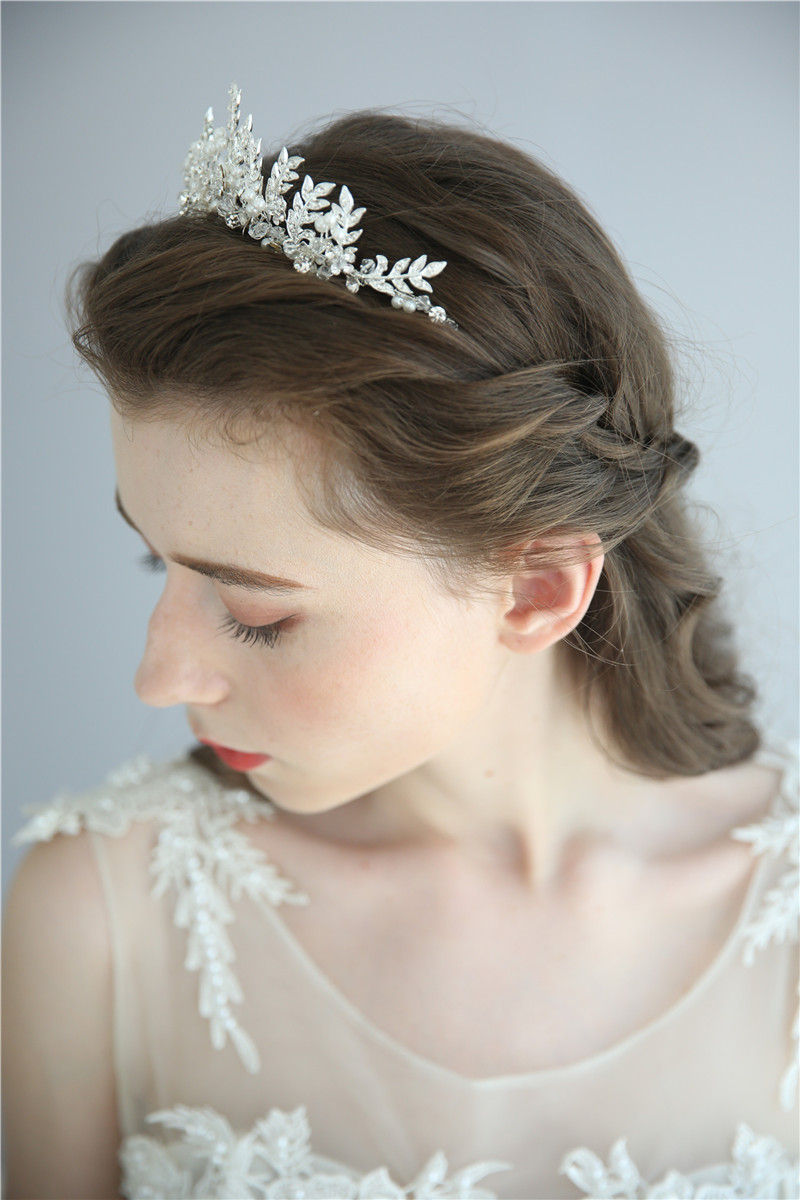 Cheap Prices Crystal Metal European Wedding Princess Bridal Crown