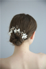 Factory Sale Women Fancy Wedding Hair Accessories Jewelry Rhinestone Pearl Handmade Bridal Hair Pins