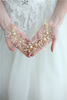 Wedding Women Headdress Jewelry Hairband Gold Leaf Style Bridal Crystal Hair Clip