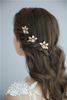 Gold Leaf Bridal Hair Accessories Jewelry Hairband Wedding Hair Pin