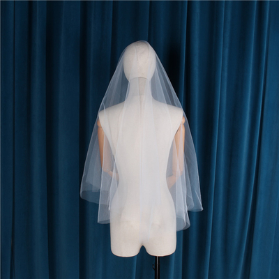 New Arrival Fashion Design Wedding Shower Decoration White Bridal Veil