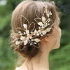 Wholesale Latest High Quality Handmade Crystal Floral Headband Bridal Headpiece For Women 