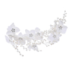 Handmade Noble Elegant Golden Pearl Crystal Women's Hair Accessories Bride Wedding Combs