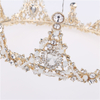 Vintage Bridal Headband Accessories Red Rhinestone Tiaras Crowns