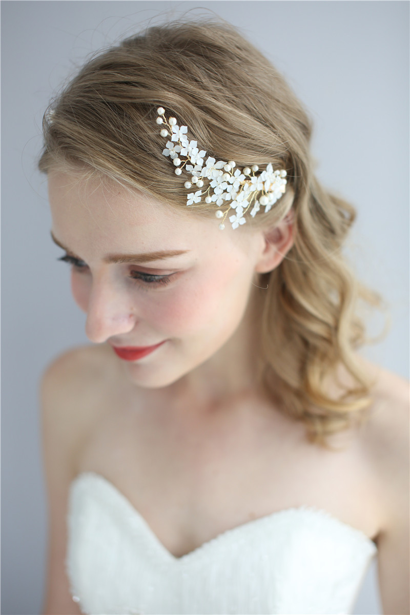 Bridal Hair Jewelry Rhinestone Fancy Wedding Headdress Women Brides Hair Clips