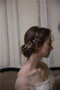 Rhinestone Bridal Jewelry Accessories Rose Gold Wedding Hair Comb