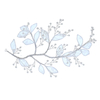 Fashion Bridal Crystal Flower Barrette Floral Style Hair Accessories Handmade Bridesmaid Wedding Hair Clips