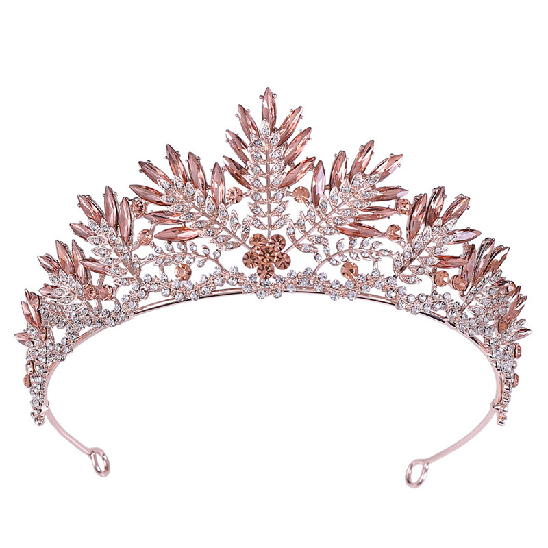 Luxury Bride Women Rhinestone Crystal Wedding Bridal Tiaras Crowns