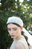 Pretty Bridal Accessaries Lace Appliqued Long Veils for Wedding Brides