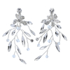 Material Crystal Bead Earrings For Bride