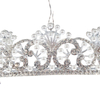 Elegant Queen Hair Crystal Flower Bridal Wedding Jewelry Set Crown
