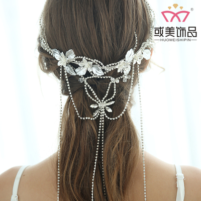 Wedding Hair Accessories Jewelry Crystal Design Silver Color Bridal Tiara