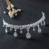 Eco-friendly Zinc Alloy Imported Rhinestone Accessories Wedding Party Crown