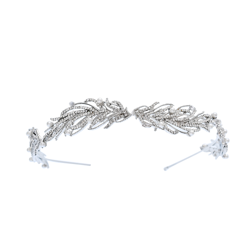 European Fashion Rhinestone Crystal Wedding Headband Bridal Hair Accessory Headpieces