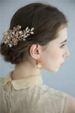Wedding Hair Pin Handmade Gold Hair Clip Sets Rhinestone Hair Clips For Girls