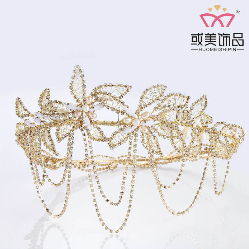 Elegant Rhinestone Crowns Hair Accessories Wedding Tiara Bridal Crown