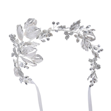 Hair Jewelry Bridal Flower Headband Pearl Beads Headpieces For Brides Hair Accessories