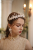 Headbands Hair Ornaments Earring Bridal Crystal Flower Accessories Handmade Women Headpiece
