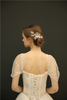 Rhinestone Bridal Headpiece Handmade Flower Wedding Hair Jewelry Hair Clip