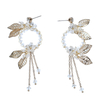 Fashion Bridal Crystal Flower Barrette Floral Style Hair Accessories Handmade Bridesmaid Wedding Hair Clips