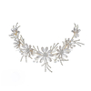 2020 Fashion Crystal Pearl Flower Headband Wedding Tiara Bridal Headpiece
