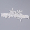 Simple White Lace Flower Small Pearl Hanging Bride Lingerie Garter