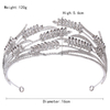 Luxury Crystal Zinc Alloy Bridal Hair Jewelry Tiaras Pageant Prom Princess Crowns