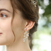 Customized Gorgeous Rhinestones Crown Crystal Drop Earrings Jewelry Set